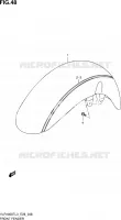 FRONT FENDER for Suzuki INTRUDER 1800 2013