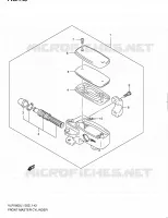 FR. MASTER CYLINDER for Suzuki INTRUDER 1800 2011