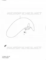 FRONT FENDER (VLR1800L1 E19) for Suzuki INTRUDER 1800 2011