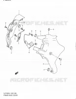 FRONT FRAME COVER for Suzuki INTRUDER 1800 2011