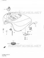 FUEL TANK (VLR1800L1 E02) for Suzuki INTRUDER 1800 2011