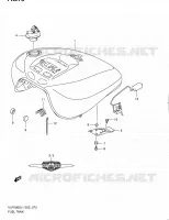 FUEL TANK (VLR1800L1 E19) for Suzuki INTRUDER 1800 2011