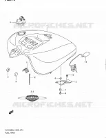 FUEL TANK (VLR1800L1 E24) for Suzuki INTRUDER 1800 2011