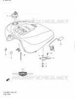 FUEL TANK (VLR1800TL1 E02) for Suzuki INTRUDER 1800 2011