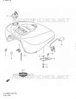 FUEL TANK (VLR1800TL1 E19) for Suzuki INTRUDER 1800 2011