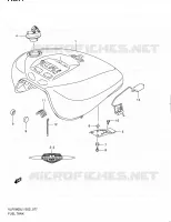 FUEL TANK (VLR1800TL1 E24) for Suzuki INTRUDER 1800 2011
