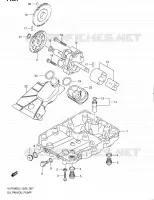 OIL PAN   OIL PUMP for Suzuki INTRUDER 1800 2011
