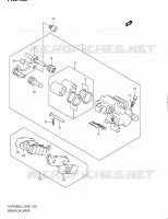 REAR CALIPER for Suzuki INTRUDER 1800 2011