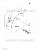 REAR FEDNER (VLR1800TL1 E24) for Suzuki INTRUDER 1800 2011