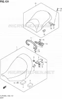 SEAT (VLR1800UFL1 E19) for Suzuki INTRUDER 1800 2011