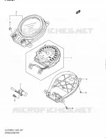 SPEEDOMETER (VLR1800L1 E02) for Suzuki INTRUDER 1800 2011