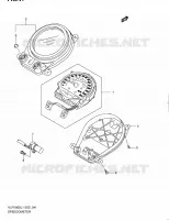 SPEEDOMETER (VLR1800TL1 E19) for Suzuki INTRUDER 1800 2011