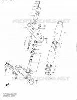 STEERING COLUMN for Suzuki INTRUDER 1800 2011