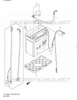 BATTERY for Suzuki BOULEVARD 1800 2011
