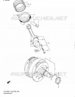CRANKSHAFT for Suzuki BOULEVARD 1800 2011