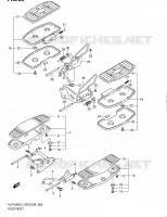 FOOTREST (VLR1800TL1 E28) for Suzuki BOULEVARD 1800 2011
