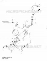 FUEL EVAP SYSTEM (VLR1800L1 E33) for Suzuki BOULEVARD 1800 2011