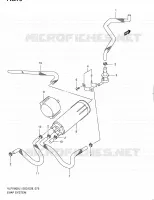 FUEL EVAP SYSTEM (VLR1800TL1 E33) for Suzuki BOULEVARD 1800 2011
