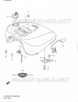 FUEL TANK (VLR1800L1 E28) for Suzuki BOULEVARD 1800 2011