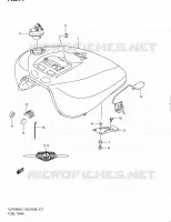 FUEL TANK (VLR1800TL1 E28) for Suzuki BOULEVARD 1800 2011