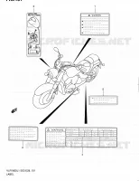 LABEL (VLR1800L1 E33) for Suzuki BOULEVARD 1800 2011