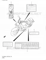 LABEL (VLR1800TL1 E33) for Suzuki BOULEVARD 1800 2011