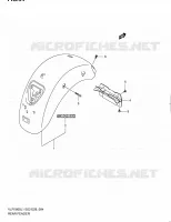REAR FEDNER (VLR1800L1 E28) for Suzuki BOULEVARD 1800 2011
