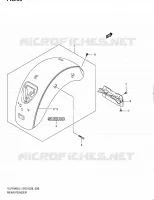 REAR FEDNER (VLR1800TL1 E03) for Suzuki BOULEVARD 1800 2011