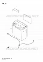 BATTERY for Suzuki INTRUDER 1400 2000