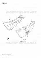 FAIRING  (MODELE W/X/Y/K1) for Suzuki INTRUDER 1400 2000