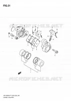 FRONT CALIPER for Suzuki INTRUDER 1400 2000