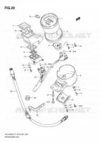 SPEEDOMETER for Suzuki INTRUDER 1400 2000