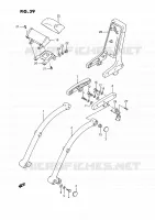 BACKREST (MODELE H/J/K/L/M/N/P/R E22) for Suzuki INTRUDER 1400 1993