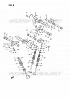 CAMSHAFT   VALVES for Suzuki INTRUDER 1400 1993