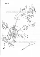 CARBURETOR (FRONT)(MODELE H/J/K/L/M/N/P/R) for Suzuki INTRUDER 1400 1993