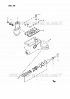 CLUTCH MASTER CYLINDER (VOIR NOTE) for Suzuki INTRUDER 1400 1993