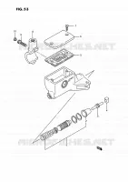 CLUTCH MASTER CYLINDER (VS1400GLFH/GLFJ/GLFL/GLFM/GLFN/GLFP) for Suzuki INTRUDER 1400 1993