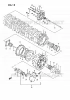 CLUTCH for Suzuki INTRUDER 1400 1993