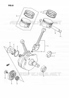 CRANKSHAFT for Suzuki INTRUDER 1400 1993