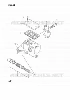 FR. MASTER CYLINDER (MODELE K/L/M/N/P/R/S) for Suzuki INTRUDER 1400 1993