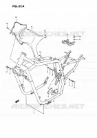 FRAME (MODELE K/L/M/N/P/R) for Suzuki INTRUDER 1400 1993