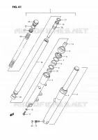 FRNT FORK for Suzuki INTRUDER 1400 1993