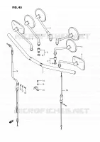 HANDELBAR (VS1400GLFH/GLFJ/GLFL/GLFM/GLFN/GLFP) for Suzuki INTRUDER 1400 1993