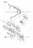 SHIFT (MODEL H/J/K/L,MODEL M E01,E39,MODEL N/P E01) for Suzuki INTRUDER 1400 1993