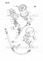 SPEEDOMETER (MODELE H/J/K/L/M/N/P/R) for Suzuki INTRUDER 1400 1993