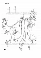 WIRING HARNESS (MODELE H/J/K/L/M/N/P/R) for Suzuki INTRUDER 1400 1993