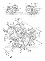 CRACKCASE COVER for Suzuki INTRUDER 800 2001
