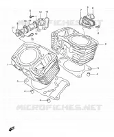 CYLINDER for Suzuki INTRUDER 800 2001