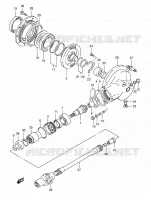 DRIVESHAFT for Suzuki INTRUDER 800 2001