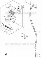 FR. MASTER CYLINDER for Suzuki INTRUDER 800 2001